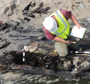 Barnegat Inlet Shipwreck hull